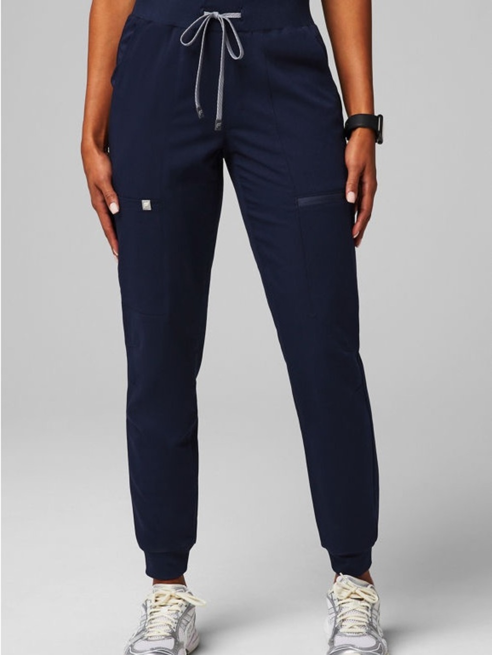 Fabletics Navy On-Call Scrub Jogger • Regular Length • Medium